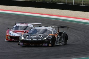 Gai Venturi (Black Bull Swisse Racing, Ferrari 488 S.GT3 #46), Malucelli Cheever (Scuderia Baldini 27,Ferrari 488 S.GT3 #27) , CAMPIONATO ITALIANO GRAN TURISMO