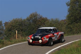 Finati Maurizio,Codotto Martina(Fiat 124 Abarth,Rally Club Team,#105), CAMPIONATO ITALIANO RALLY AUTO STORICHE