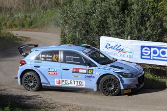 Craig Breen, Luis Louka (Hyundai i20 NG R5 #42, Gass Racing Srl), CAMPIONATO ITALIANO ASSOLUTO RALLY SPARCO