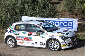 Lucchesi Jr, Titti Ghilardi (Peugeot 208 Rally 4 R2C #30, Hp Sport Srl), CAMPIONATO ITALIANO ASSOLUTO RALLY SPARCO