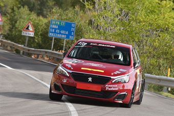 Marco Magdalone ( Scuderia Valle D’Itria, Peugeot 308 GTI #173), CAMPIONATO ITALIANO VELOCITÀ MONTAGNA