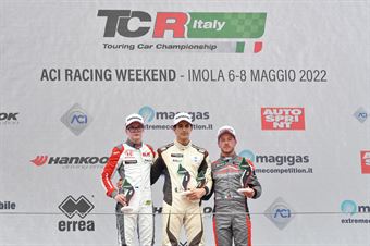 Podium U25 race 1, TCR ITALY TOURING CAR CHAMPIONSHIP 