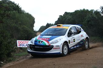 Stefano Albertini, Simone Scattolin (Peugeot 207 S2000 #3), CAMPIONATO ITALIANO ASSOLUTO RALLY SPARCO