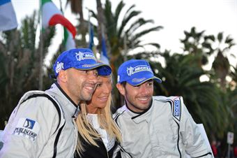 Claudia Peroni, Giandomenico Basso, Mitia Dotta (Peugeot 207 #2, Movisport), CAMPIONATO ITALIANO ASSOLUTO RALLY SPARCO