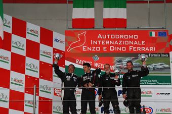 Gara 2 podio S2000, Fumagalli Fumagalli (Zerocinque Motorsport, BMW 320i B 24h 2.0 #212), Piccin Piccin (ASD Super 2000, Honda integra B 24h 2.0 #204), TCR ITALY TOURING CAR CHAMPIONSHIP 