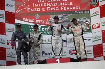 Gara 2 podio Seat, Busnelli Moccia (DTM Motorsport, SEAT Leon Long Run B 2.OT #1), Montalbano Vita (MM Motorsport,SEAT Leon Long Run B 2.OT #5), TCR ITALY TOURING CAR CHAMPIONSHIP 