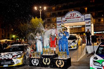 Cerimonia di premiazione 33° Rally Trofeo ACI Como;, CAMPIONATO ITALIANO RALLY ASFALTO