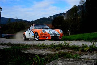 Nicholas Montini Romano Belfiore (Team bassano – Porsche 911 RS # 1), CAMPIONATO ITALIANO RALLY AUTO STORICHE