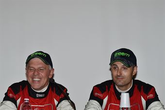 Conferenza Stampa: Manuel Sossella, Gabriele Falzone (Ford Fiesta WRC #2, Palladio), TROFEO ITALIANO RALLY