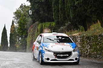 Andrea Mazzocchi, Silvia Gallotti (Peugeot 208 R2B #22, Pc Motorsport), CAMPIONATO ITALIANO ASSOLUTO RALLY SPARCO