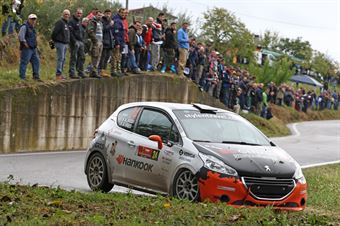 Andrea Vineis, Alessio Rodi (Peugeot 208 R2B #24, Cars For Fun), CAMPIONATO ITALIANO ASSOLUTO RALLY SPARCO