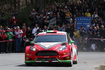 Giandomenico Basso, Lorenzo Granai (Ford Fiesta R5 LDI R5 #2, Movisport), CAMPIONATO ITALIANO ASSOLUTO RALLY SPARCO