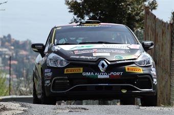Kevin Gilardoni, Corrado Bonato (Renault Clio R3T #21, Movisport), CAMPIONATO ITALIANO ASSOLUTO RALLY SPARCO