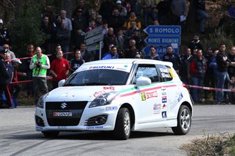 Jacopo Lucarelli, Alessio Ferrari (Suzuki Swift R1B #102, Scuderia Etruria), CAMPIONATO ITALIANO ASSOLUTO RALLY SPARCO