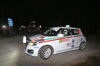 Jacopo Lucarelli, Alessio Ferrari (Suzuki Swift R1B #102, Scuderia Etruria), CAMPIONATO ITALIANO ASSOLUTO RALLY SPARCO