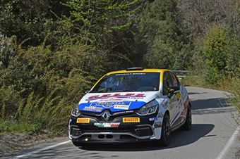 Luca Panzani, Sara Baldacci (Renault Clio R3T #20, Pistoia Corse Sport), CAMPIONATO ITALIANO ASSOLUTO RALLY SPARCO