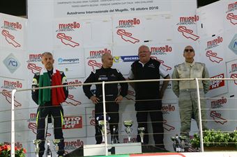 Podio gara 2, Walter Margelli (Nannini Racing, Norma M20F CN2 #5), Davide Uboldi (Eurointernational, Ligier JS Evo 2 E CN2 #8), Ranieri Randaccio (SCI Team, Norma MF20 Honda CN2 #42) , ITALIAN SPORT PROTOTYPES CHAMPIONSHIP