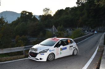 Lorenzo Grani, Alessia Bertagna (Peugeot 208 R R2B #40, Movisport), CAMPIONATO ITALIANO RALLY ASFALTO