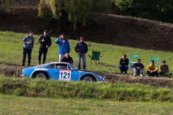 Capsoni Luigi,Zambiasi Lucia(Renault alpine A110,#121), CAMPIONATO ITALIANO RALLY AUTO STORICHE