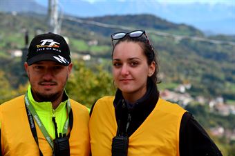 Luca Miotto e Roberta Simoni, ufficiali di gara postazione 10, CAMPIONATO ITALIANO VELOCITÀ MONTAGNA