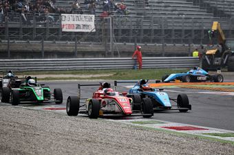Enzo Fittipaldi (Prema Power Team,Tatuus F.4 T014 Abarth #74), Kush Maini (Jenzer Motorsport,Tatuus F.4 T014 Abarth #15)       , ITALIAN F.4 CHAMPIONSHIP