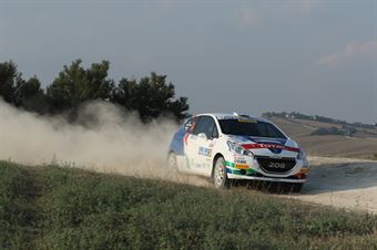 Damiano De Tommaso,Michele Ferrara (Peugeot 208 R2 #34, Aci Team Italia), CAMPIONATO ITALIANO ASSOLUTO RALLY SPARCO