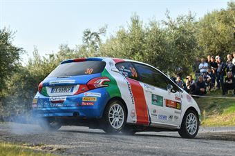 Damiano De Tommaso, Michele Ferrara (Peugeot 208 R2 #30, FPF), CAMPIONATO ITALIANO ASSOLUTO RALLY SPARCO