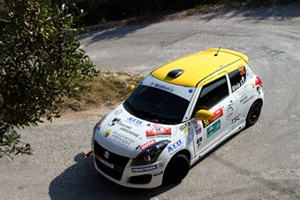 Simone Rivia, Luca Guglielmetti (Suzuki Swift #56, Versilia Rally Team), CAMPIONATO ITALIANO ASSOLUTO RALLY SPARCO