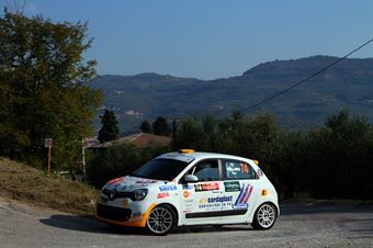 Claudio Vallino, Maurizio Vitali (Renault Twingo R1 #74, Meteco Corse), CAMPIONATO ITALIANO ASSOLUTO RALLY SPARCO