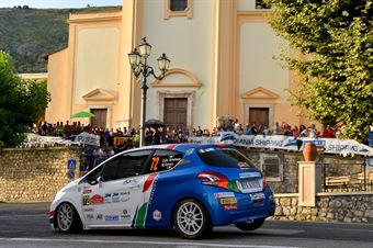 Damiano De Tommaso, Michele Ferrara (Peugeot 208 R2 #72, FPF Sport), CAMPIONATO ITALIANO ASSOLUTO RALLY SPARCO