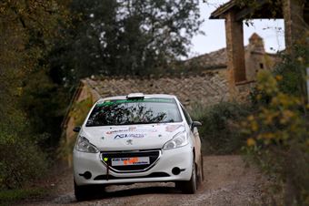 Enrico Oldrati, Elia De Guio (Peugeot 208 R2 #41, Aci Team Italia), CAMPIONATO ITALIANO RALLY TERRA