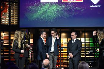 Premiazioni Volanti ACI e Caschi d'Oro 2018   Stefano Albertini, Danilo Fappani Vincitori CIWRC, CAMPIONATO ITALIANO RALLY ASFALTO