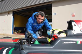 Lorenzo Ferrari (Tatuus F.4 T014 Abarth)   Niki Cadei, 