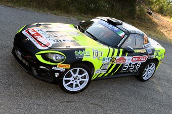 Andrea Nucita, Fernando Di Caro (Fiat Abarth 124 Rally #25, Eurospeed), CAMPIONATO ITALIANO ASSOLUTO RALLY SPARCO