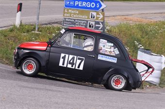 Libero Rossi (Fiat Giannini 595 #147), CAMPIONATO ITALIANO VEL. SALITA AUTO STORICHE