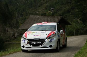 Gianluca Saresera, Manuel Fenoli (Peugeot 208R2 #47, Leonessa Corse), CAMPIONATO ITALIANO RALLY ASFALTO