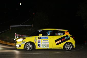 Simone Goldoni, Flavio Garella (Suzuki SWift R1 #180, NordOvest Racing), COPPA RALLY DI ZONA