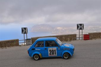 Antonino Materia ( Catania Corse , Fiat 126 #201), CAMPIONATO ITALIANO VELOCITÀ MONTAGNA
