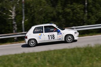 Paolo Genoria (BL racing, Peugeot 106 #118), CAMPIONATO ITALIANO VELOCITÀ MONTAGNA