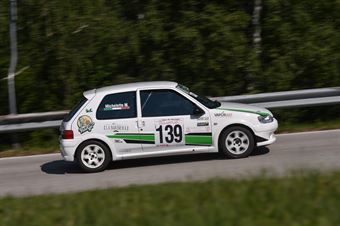 Manuele Micheletto (Sport e Comunicazione, Peugeot 106 #139), CAMPIONATO ITALIANO VELOCITÀ MONTAGNA