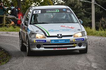 Ivan Stival Roberto Pais De Libera, Peugeot 106 #82, BL Racing, CAMPIONATO ITALIANO RALLY ASFALTO