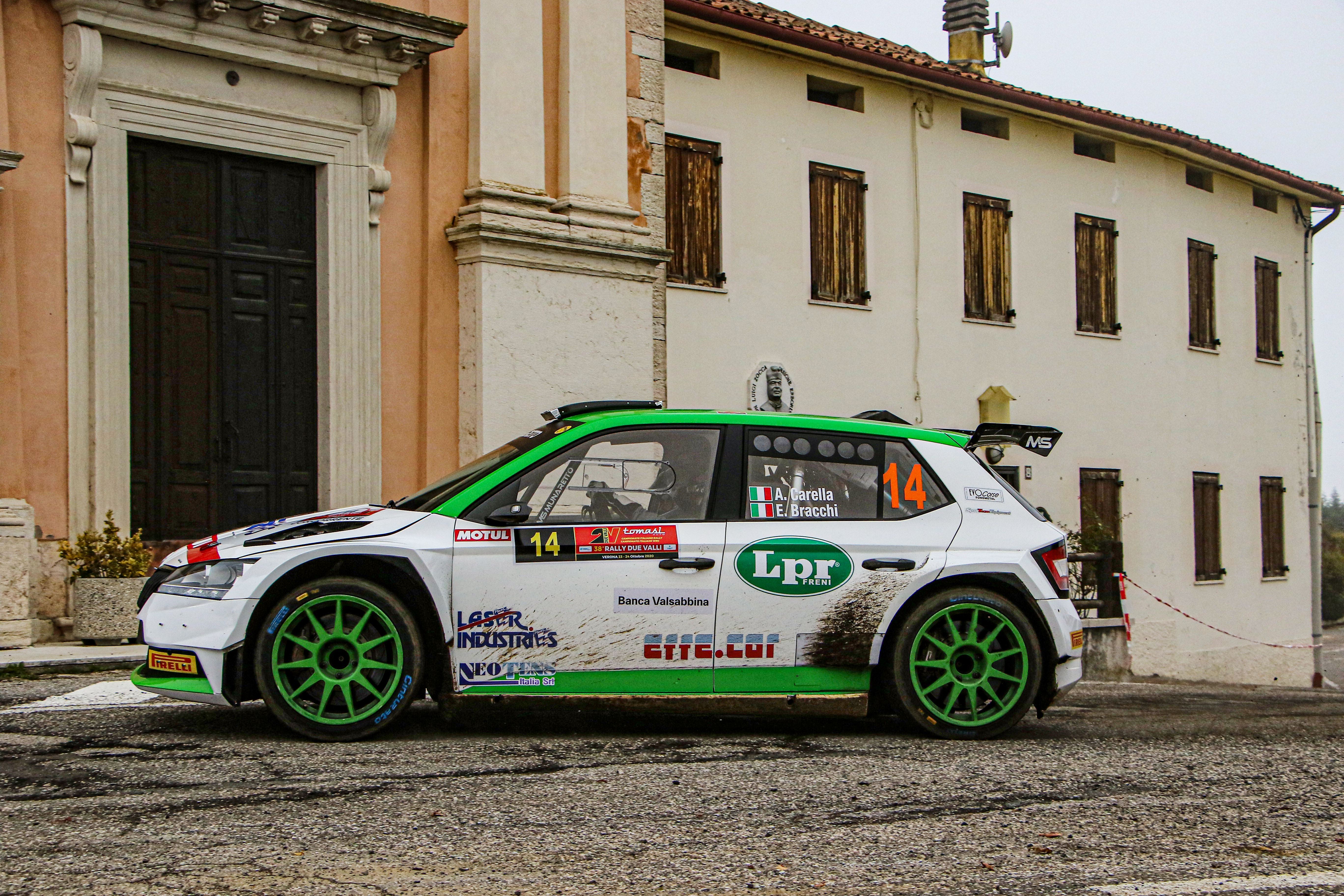 Andrea Carella Enrico Bracchi; Skoda Fabia R5 #14; MS Munaretto, CAMPIONATO ITALIANO WRC