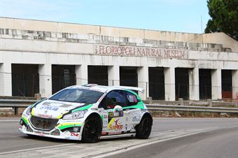 Riolo Ernest Floris Alessandro,Peugeot 208 T16 R5 #103, CST Sport, COPPA RALLY DI ZONA