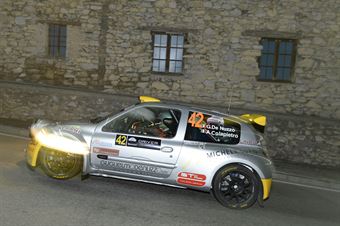 Guglielmo De Nuzzo Andrea Colapietro, Renault Clio S1600 #42, Casarano Rally Team, COPPA RALLY DI ZONA