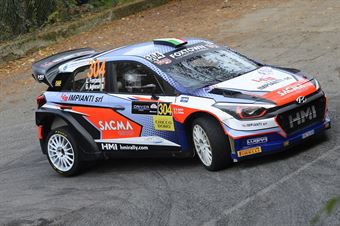 Luigi Fontana Giovanni Agnese, Hyundai i20 WRC #304, Bluthunder, COPPA RALLY DI ZONA