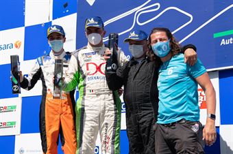 race 2 podium Babuin Denis, Butti Marco and Fantilli Giorgio, TCR ITALY TOURING CAR CHAMPIONSHIP 