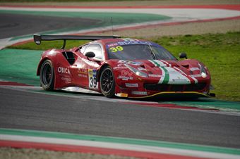 Han Huilin Leo Gai Stefano, Ferrari 488 GT3 Evo GT3 PRO AM AF Corse #39   Race 1 , ITALIAN GRAN TURISMO CHAMPIONSHIP