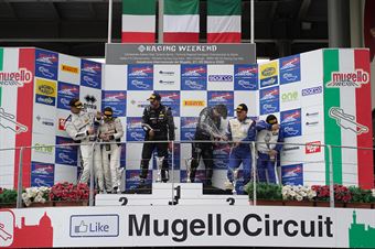 Podium GT4 PRO AM   Race 2 , ITALIAN GRAN TURISMO CHAMPIONSHIP