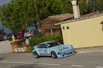 Alessandro Trentini (Squadra Piloti Senesi, Porsche 911 GTS, #38), CAMPIONATO ITALIANO VEL. SALITA AUTO STORICHE