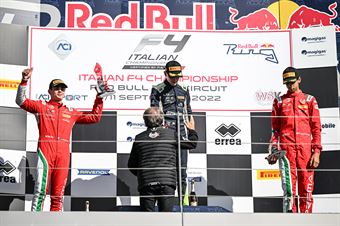 race 1 podium, ITALIAN F.4 CHAMPIONSHIP